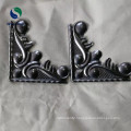 Stamping leaves or flowers for fence and gate decoration